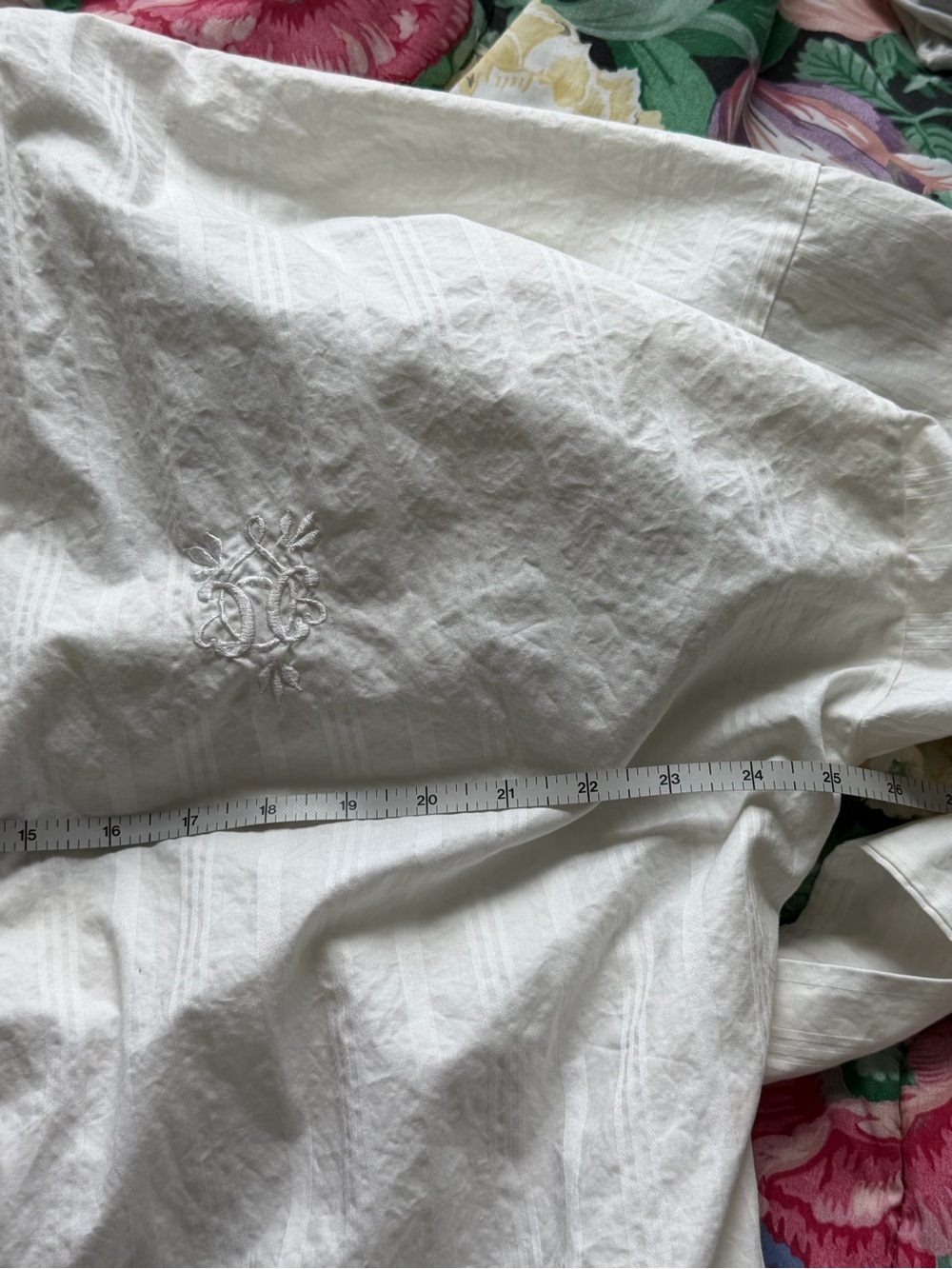 Vintage Natori 100% Cotton White Women's Kimono Robe with Belt - Picture 13 of 14